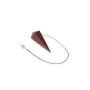 Pink Opal Faceted Cone Pendulum