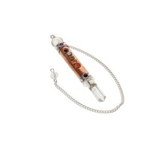 Copper Chakra Indian Wand Pendulum