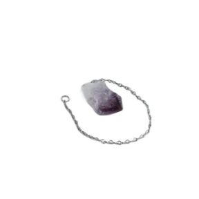 Amethyst Rough Point Pendulum