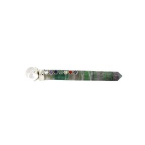 Fluorite Chakra Wand - Boxed