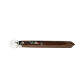 Tigers Eye Chakra Wand - Boxed
