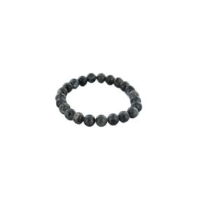 Larvikite Bead Bracelet