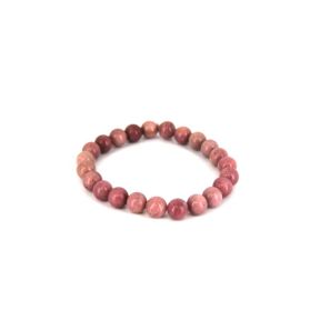 Rhodochrosite 8mm Bead Bracelet