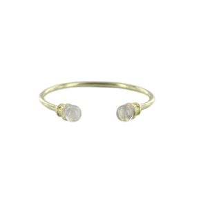 Quartz Brass Bangle