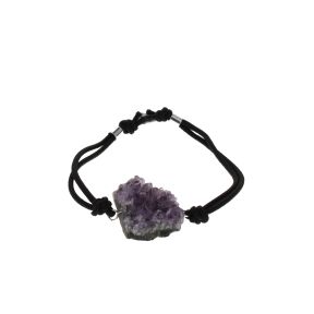 Amethyst Druzy Cord Slider JB