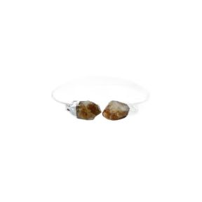 Citrine Tip Adjustable Bangle