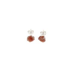 Sunstone Sterling Silver Stud Earrings