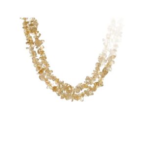 Citrine Natural Stone Chip Necklace 36