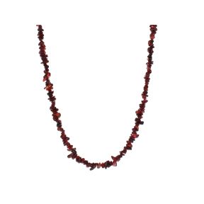 Garnet Almandine Stone Chip Necklace 36