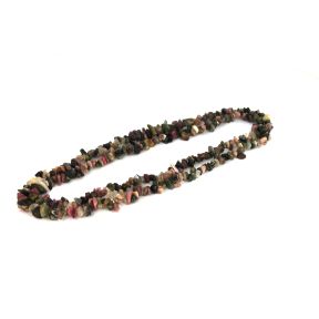 Tourmaline, Mixed Color Stone Chip Necklace 36