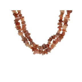 Pink Moonstone Stone Chip Necklace