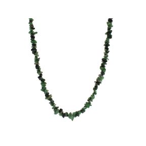 Ruby In Zoisite Stone Chip Necklace 36