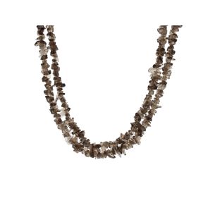 Smokey Quartz Stone Chip Necklace 36
