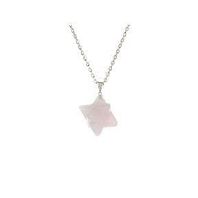 Rose Quartz Merkaba Pendant