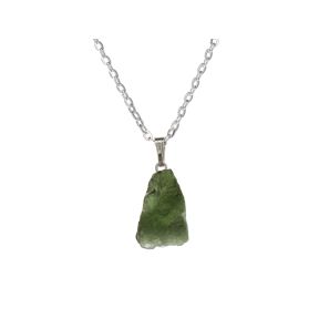 Moldavite Sterling Silver Pendant
