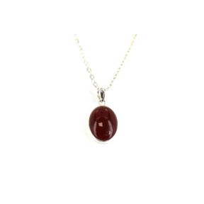 Carnelian Oval Cabochon Pendant
