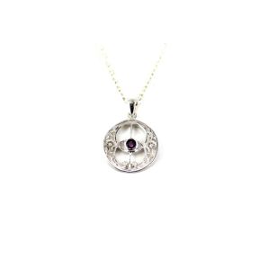 Amethyst Chalice Well Pendant