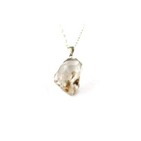 Elestial Quartz Silver Pendant