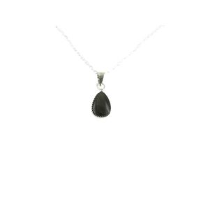 Golden Sheen Obsidian Tear Drop Pendant