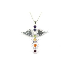 Caduceus Chakra Pendant