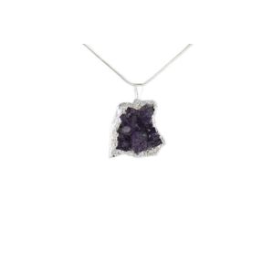 Amethyst Cluster Pendant