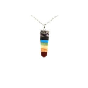 Chakra Layer Tongue Pendant