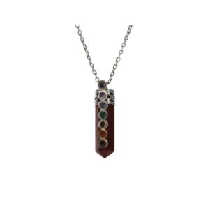 Jasper Chakra Pencil Pendant