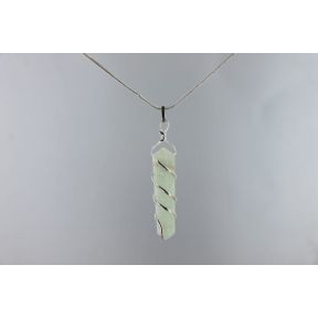Amazonite Double Point Spiral Pendant