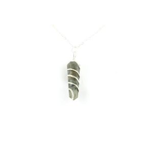 Labradorite Double Point Spiral Pendant