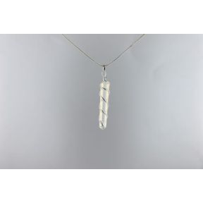 Opalite Double Terminated Spiral Pendant