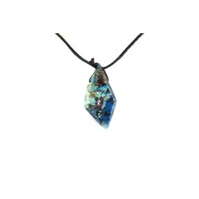 Shattuckite Free Form Pendant