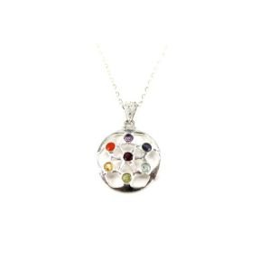 Flower Of Life Chakra Pendant