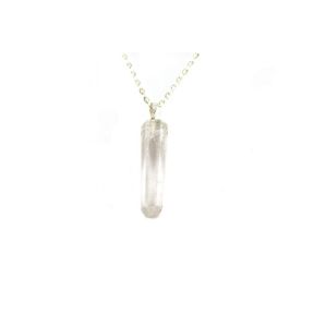 Quartz Pencil Pendant