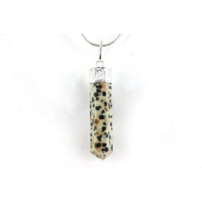 Dalmatian Jasper Pencil Pendant