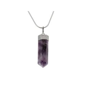 Lepidolite Pencil Pendant
