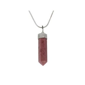 Pink Opal Pencil Pendant