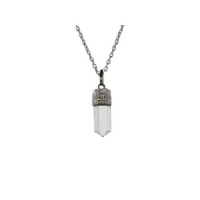 Quartz Pencil Pendant