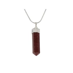 Red Jasper Pencil Pendant