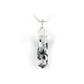 Moonstone Rainbow Pencil Pendant