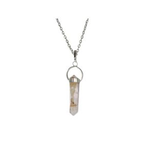 Fluorite Point Swing Pendant