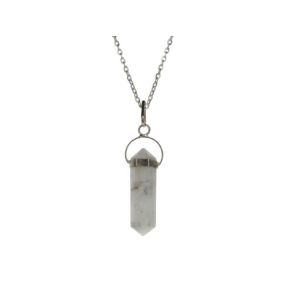Rainbow Moonstone Point Swing Pendant