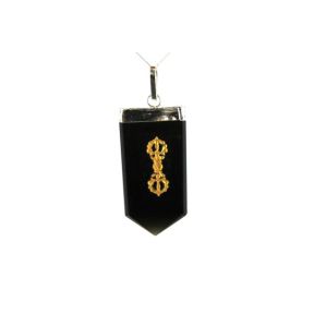 Tourmaline Dorje Tongue Pendant