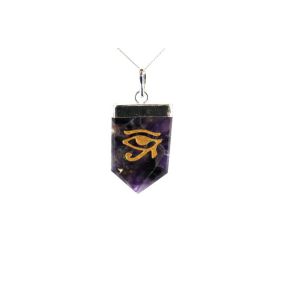 Amethyst Eye Of Horus Tongue Pendant