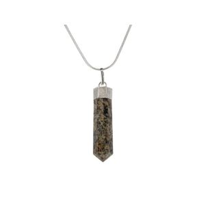 Unakite Pencil Pendant