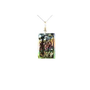 Bismuth Rectangle Pendant