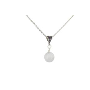 Selenite Round Ball Pendant