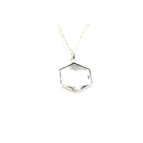 Quartz Star Of David Pendant