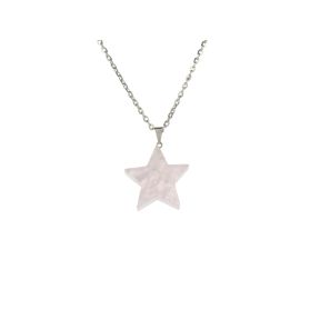 Rose Quartz Star Pendant