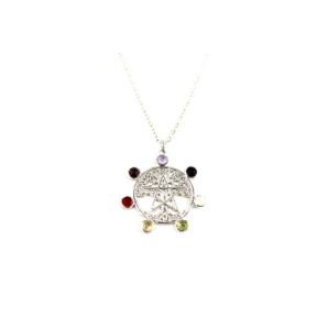 Tree Of Life Star Chakra Pendant