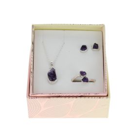 Amethyst Jewelry Gift Set
